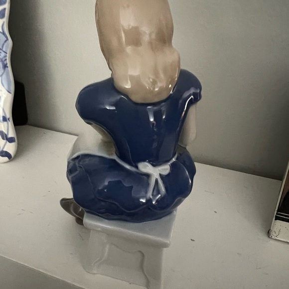 Bing andGrondahl Idas Flowers figurine older three tower mark Demark 1950 - Picture 5 of 11